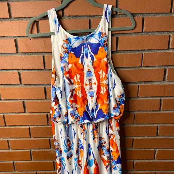 Sleeveless colorful Maxi dress - Picture 4 of 5
